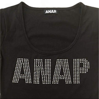 アナップ(ANAP)の☆ま〜ま様専用☆ANAP キラキラ 黒 Tシャツ(Tシャツ(半袖/袖なし))