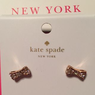 ケイトスペードニューヨーク(kate spade new york)の【週末限定値下げ】新品 katespade ピアス(ピアス)