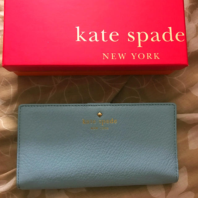 【新品・未使用】katespade お財布 水色