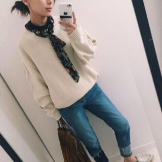 アメリヴィンテージ(Ameri VINTAGE)のameri OPEN CABLE KNIT (ニット/セーター)