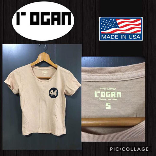 ROGAN(ローガン)のローガン 半袖 Tシャツ レディースS アメリカ製 比較的綺麗 レディースのトップス(Tシャツ(半袖/袖なし))の商品写真