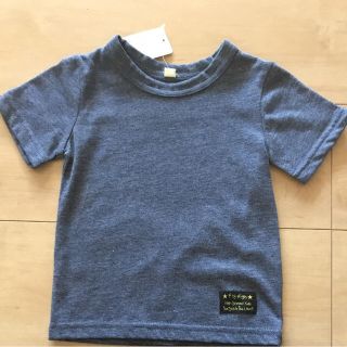 新品 無地ネイビー半袖Tシャツ 80センチ(Ｔシャツ)