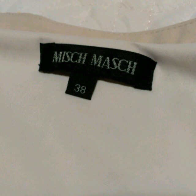 MISCH MASCH(ミッシュマッシュ)のレーストップス♡　ピンクベージュ レディースのトップス(カットソー(半袖/袖なし))の商品写真