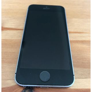 アップル(Apple)の美品 iPhone SE 64GB スペースグレー simフリー(スマートフォン本体)