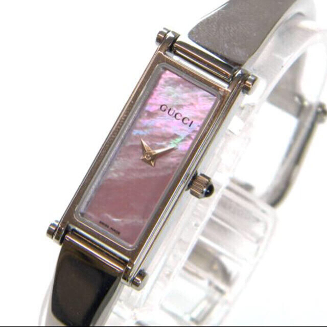 Gucci(グッチ)のGUCCH♡本物♡ピンクシェル1500L レディースのファッション小物(腕時計)の商品写真