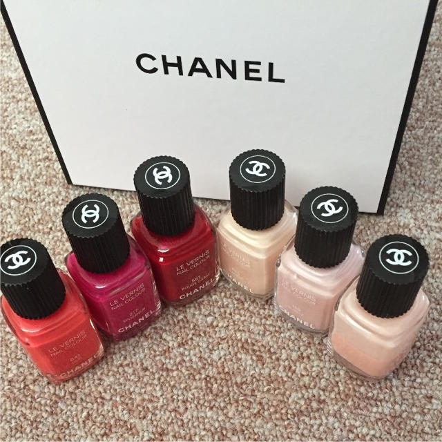 ほぼ未使用有り CHANEL ネイル6本セット