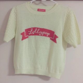 メリージェニー(merry jenny)のmerryjenny♡ニットトップス(カットソー(半袖/袖なし))