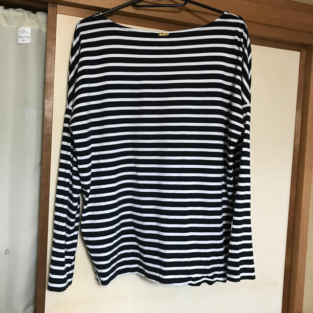 DEUXIEME CLASSE(ドゥーズィエムクラス)のドゥーズィエムクラス◼︎定番 ボートネックTシャツ レディースのトップス(Tシャツ(長袖/七分))の商品写真