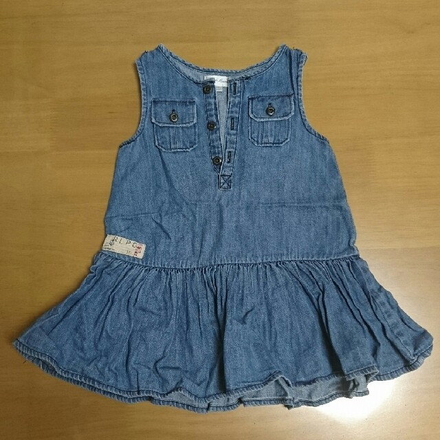 POLO RALPH LAUREN(ポロラルフローレン)のラルフローレン★ジャンスカ80cm キッズ/ベビー/マタニティのベビー服(~85cm)(ワンピース)の商品写真