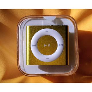 アップル(Apple)の★ Apple iPod Shuffle 第4世代（イエロー、2GB） ☆(ポータブルプレーヤー)