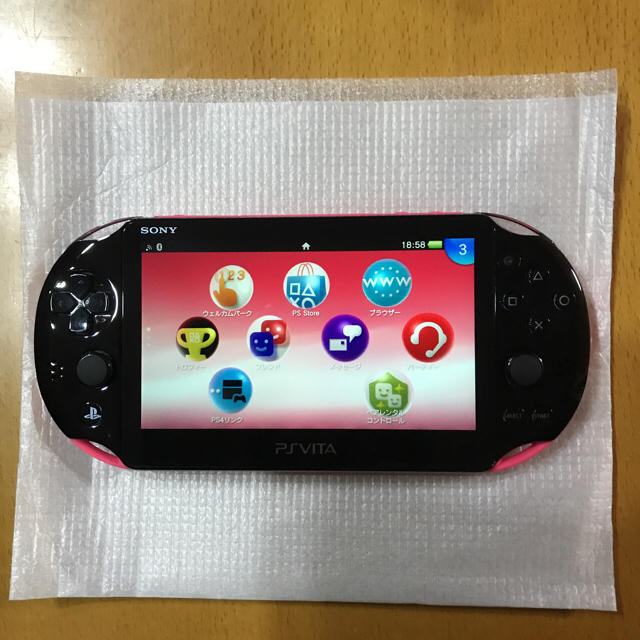 PlayStation Vita - うさぎ様/PSvita ピンクブラックの通販 by oto's ...