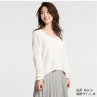 ユニクロ(UNIQLO)の【ちる様専用】カシミヤ混/ざっくり着るセーター♡(ニット/セーター)