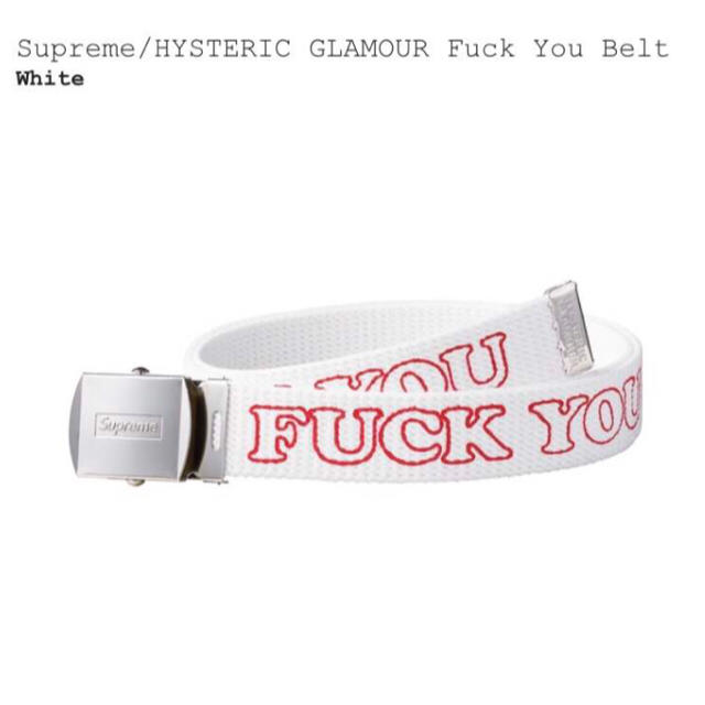 Supreme - Supreme/HYSTERIC GLAMOUR Fuck You beltの通販 by NOTHING