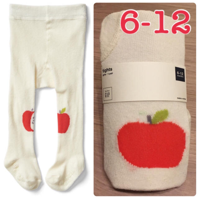 【新品♡未開封】baby gap🍎白雪姫タイツ🍎6-12M♡70リンゴりんご | フリマアプリ ラクマ