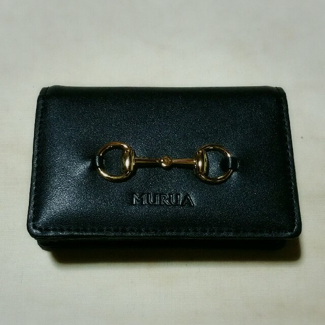 MURUA(ムルーア)の【MURUA】カードケース レディースのファッション小物(名刺入れ/定期入れ)の商品写真