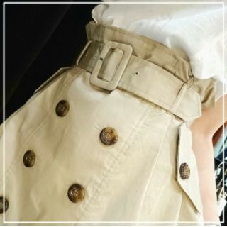 バイバイ(ByeBye)の【美品】ByeBye トレンチスカート(ミニスカート)