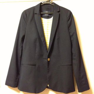 ザラ(ZARA)のZARA 紺ブレザー(テーラードジャケット)