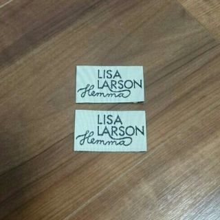 リサラーソン(Lisa Larson)のリサラーソンLISALARSON タグ２枚(各種パーツ)