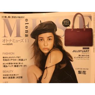 ジルスチュアート(JILLSTUART)のオトナミューズ11月号ジルスチュアート付録ボストンバッグ(トートバッグ)