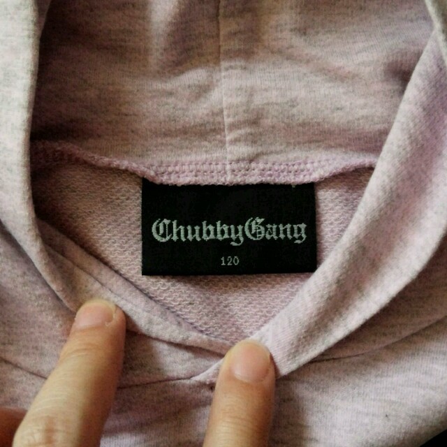 CHUBBYGANG(チャビーギャング)のチャビーギャングフード付きTシャツ レディースのトップス(Tシャツ(半袖/袖なし))の商品写真