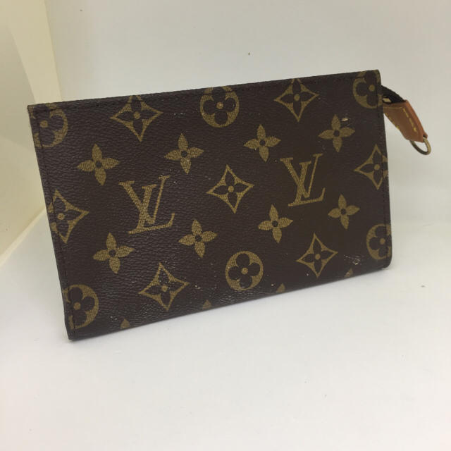 【Louis Vuitton】コスメポーチ★　モノグラム　茶色　ヴィトン | フリマアプリ ラクマ