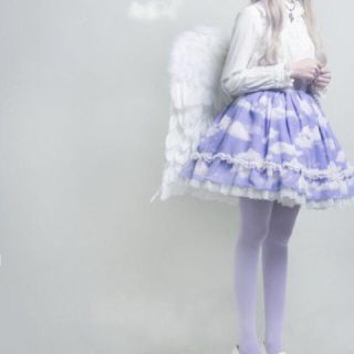 アンジェリックプリティー(Angelic Pretty)のAngelicPretty ♡ MistySkyスカート(ひざ丈スカート)