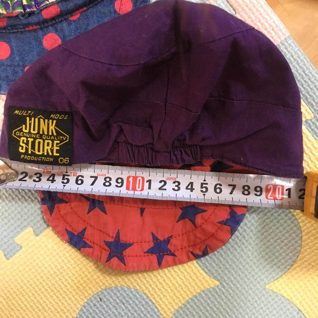 JUNK STORE(ジャンクストアー)のBRZZEキッズ帽子♡リバーシブル キッズ/ベビー/マタニティのこども用ファッション小物(帽子)の商品写真