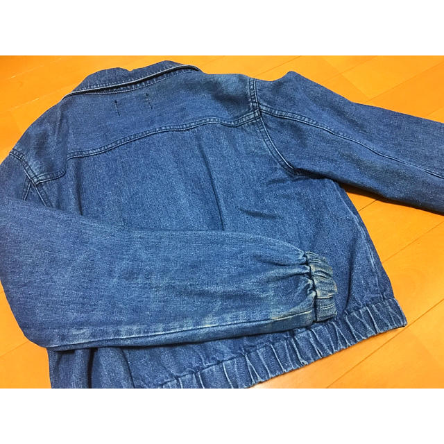 MURUA(ムルーア)のMURUA デニムライダース インディゴブルー レディースのジャケット/アウター(Gジャン/デニムジャケット)の商品写真