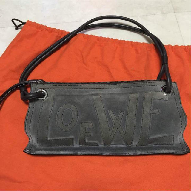 LOEWE スエードバッグ