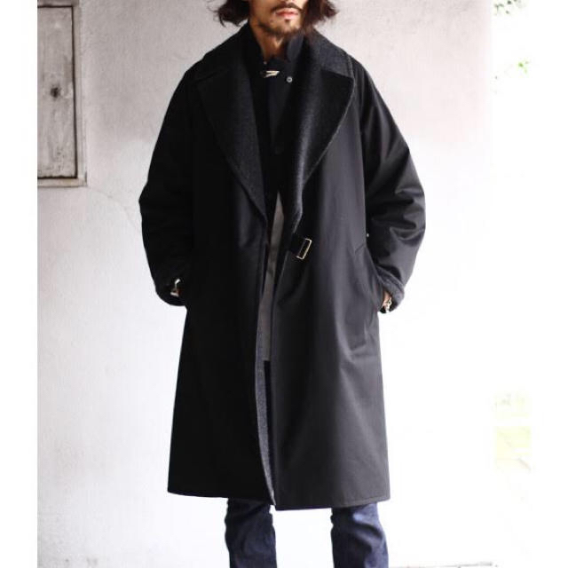 comoli  タイロッケンコート　16aw ブラック　サイズ0