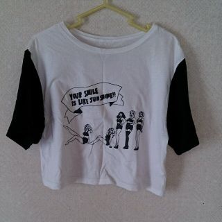 スライ(SLY)のﾌﾟﾘﾝﾄTシャツ(Tシャツ(半袖/袖なし))