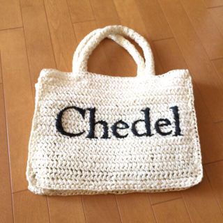 シェデル(Chedel)のペーパー網込ロゴトートBAG(トートバッグ)