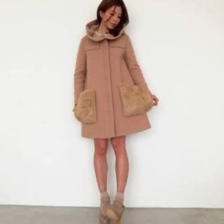 ジルスチュアート(JILLSTUART)のジルJILL＊ソフィー アンゴラ コート＊ファー＊未使用(ロングコート)