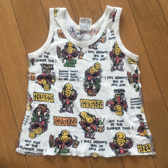 HYSTERIC MINI(ヒステリックミニ)のヒステリックグラマー kids タンクトップ キッズ/ベビー/マタニティのキッズ服女の子用(90cm~)(Tシャツ/カットソー)の商品写真