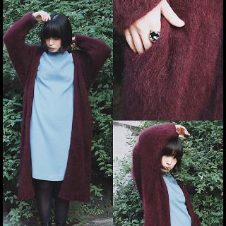 マザー(mother)の＊たまご様専用＊【mother】SONIA angora knit gown (ガウンコート)