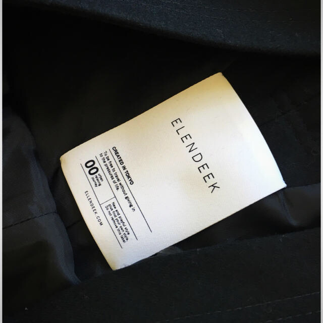 ENFOLD(エンフォルド)の☆美品☆ ELENDEEK エレンディーク サロペット ブラック レディースのパンツ(サロペット/オーバーオール)の商品写真