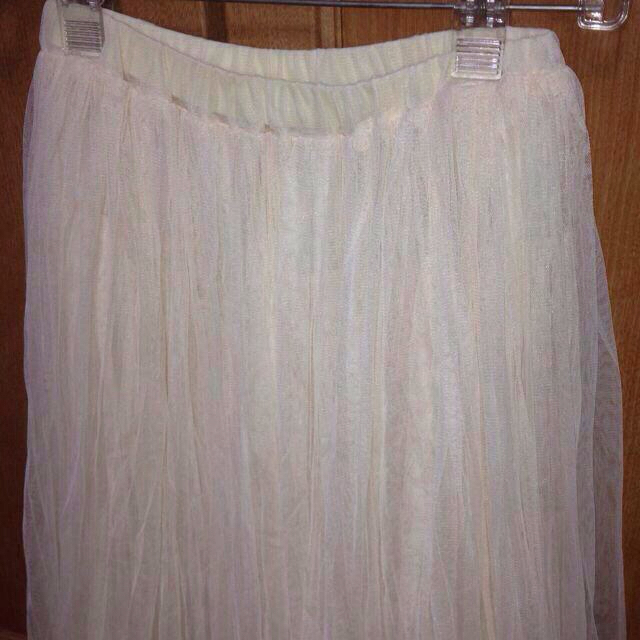 Ungrid(アングリッド)のプレーンロングチュールスカート レディースのスカート(ロングスカート)の商品写真
