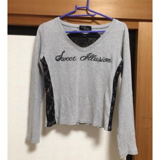 セシルマクビー(CECIL McBEE)の送料込 激安 セシルマクビー CECIL Ｔシャツ 着痩せ 背中見せ(Tシャツ(長袖/七分))