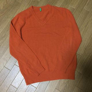 ベネトン(BENETTON)のベネトン☆Vネック ニットカットソー(ニット/セーター)