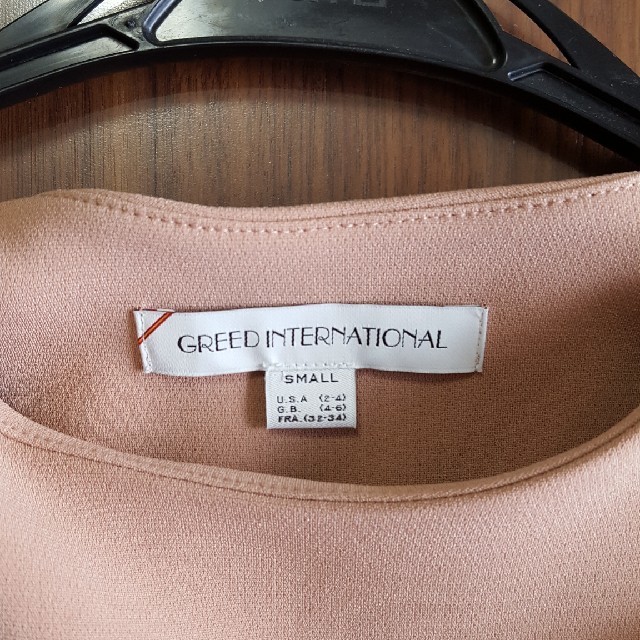 GREED(グリード)のgreed international 新品　ワンピース レディースのワンピース(ひざ丈ワンピース)の商品写真