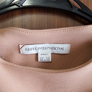 グリード(GREED)のgreed international 新品　ワンピース(ひざ丈ワンピース)