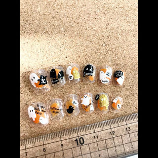 ハロウィンネイルチップ★50 ハンドメイドのアクセサリー(ネイルチップ)の商品写真