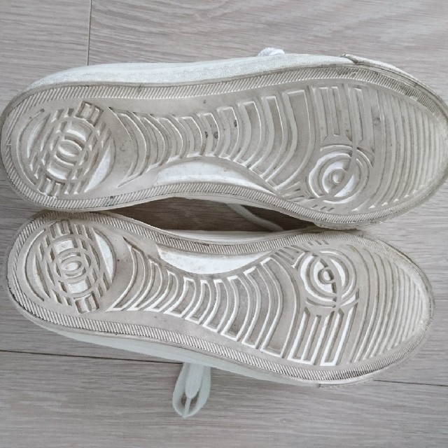 MUJI (無印良品)(ムジルシリョウヒン)の22.5cm 【used品】 白 スニーカー ホワイト 無印良品 レディースの靴/シューズ(スニーカー)の商品写真