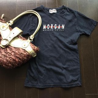 モルガン(MORGAN)のお値下げ中！MORGAN 黒 Tシャツ✨(Tシャツ(半袖/袖なし))