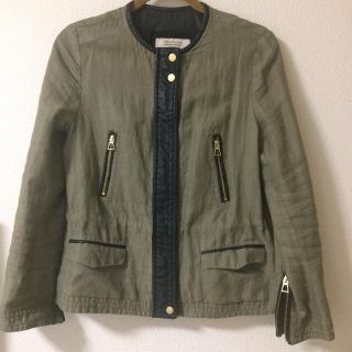 ザラ(ZARA)のZARA☆ノーカラージャケット(ノーカラージャケット)