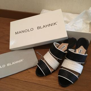 マノロブラニク(MANOLO BLAHNIK)の新品Manolo Blahnikマノロブラニクサンダル(ミュール)