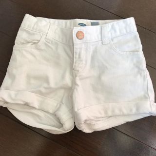 オールドネイビー(Old Navy)の白 ショーパン 4T(パンツ/スパッツ)