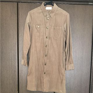 ダブルクローゼット(w closet)のコーデュロイシャツワンピ(シャツ/ブラウス(長袖/七分))