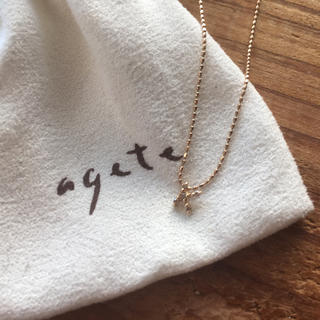 アガット(agete)の【agate】イニシャルKネックレス(ネックレス)