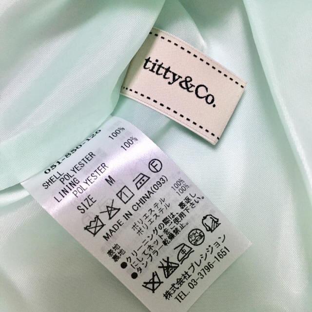 titty&co(ティティアンドコー)のtitty&Co. フレアスカート グリーン ボーダー レディースのスカート(ミニスカート)の商品写真